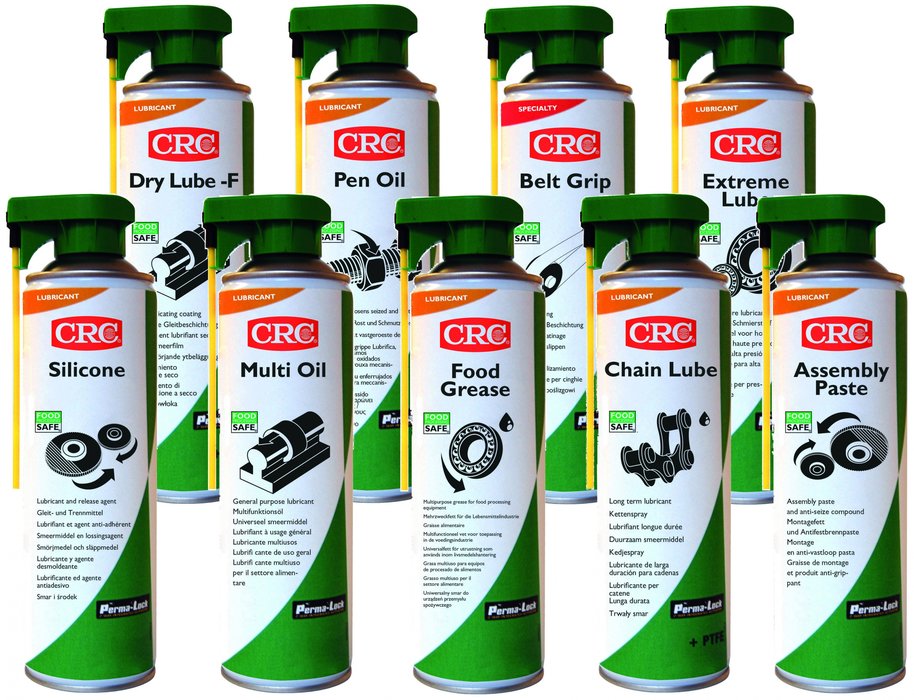 CRC Industries propose une offre complète d’huiles lubrifiantes dans sa gamme alimentaire